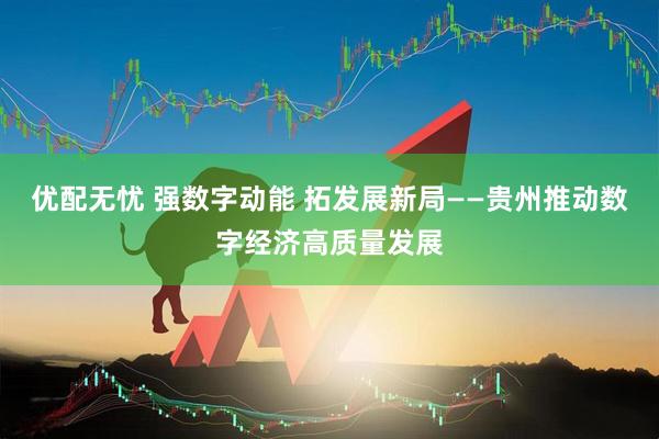 优配无忧 强数字动能 拓发展新局——贵州推动数字经济高质量发展