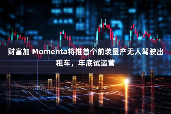 财富加 Momenta将推首个前装量产无人驾驶出租车，年底试运营